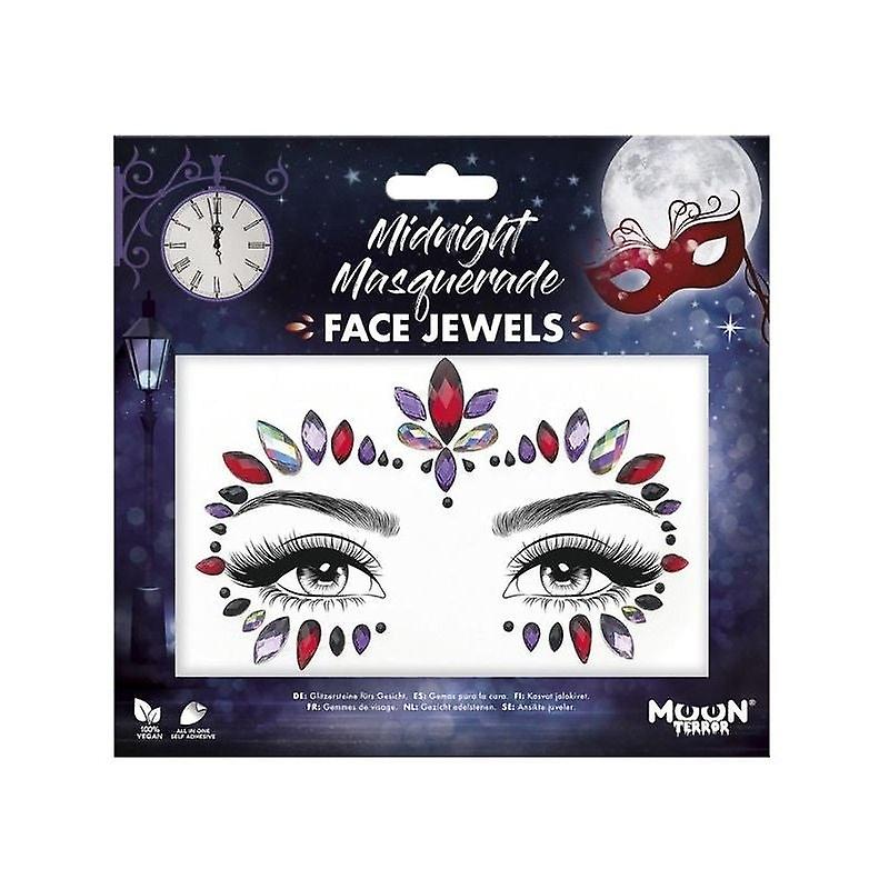 Moon Terror Face Jewels Midnight Masquerade T46014