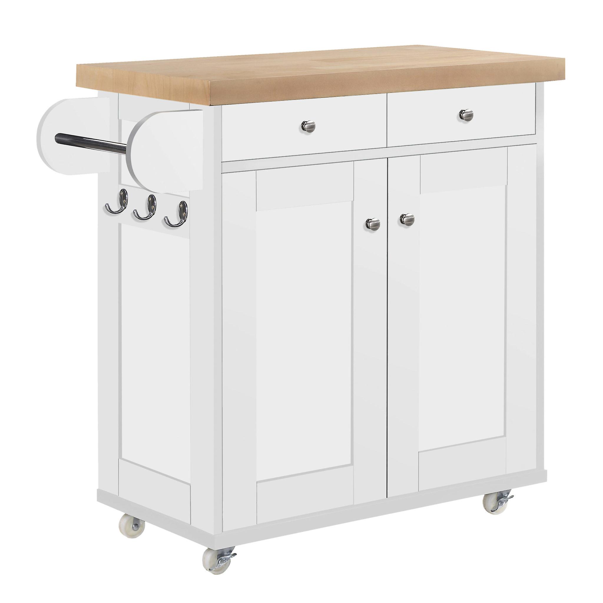 Pauline White Kitchen Island