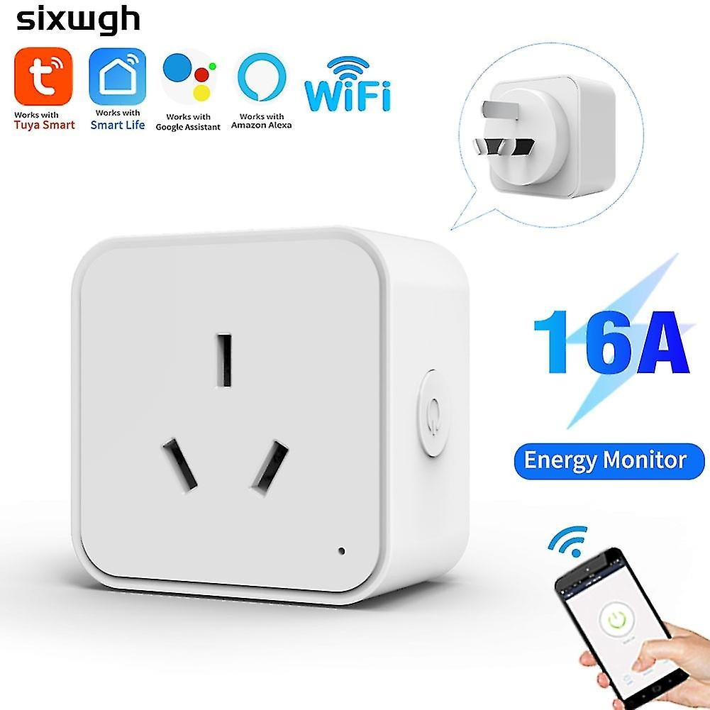 2 Pack Smart Wifi Plug Socket Socket Switch Voice Control Alexa Google App Home