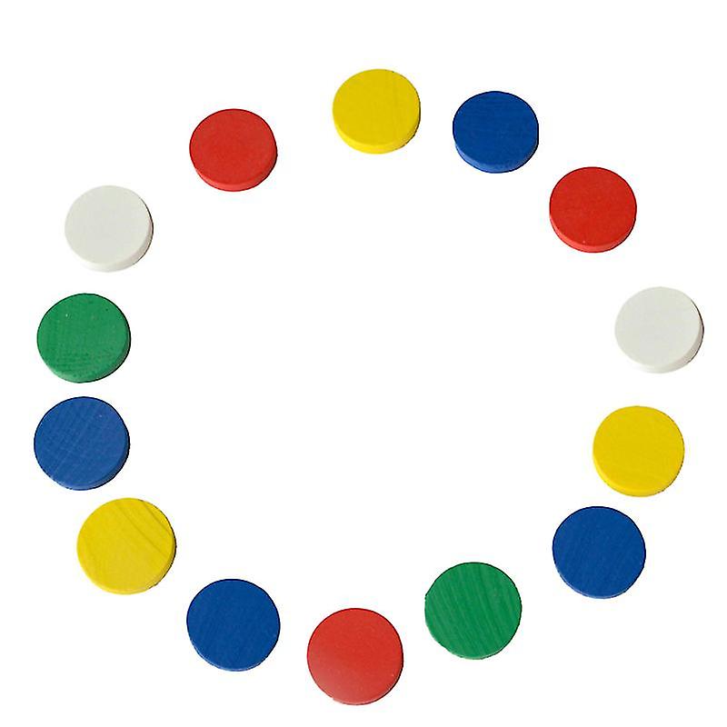 100pcs Round Plate Wood