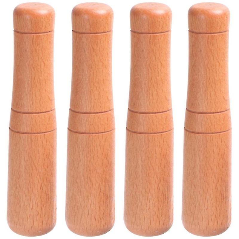 4pcs Wooden Pestle