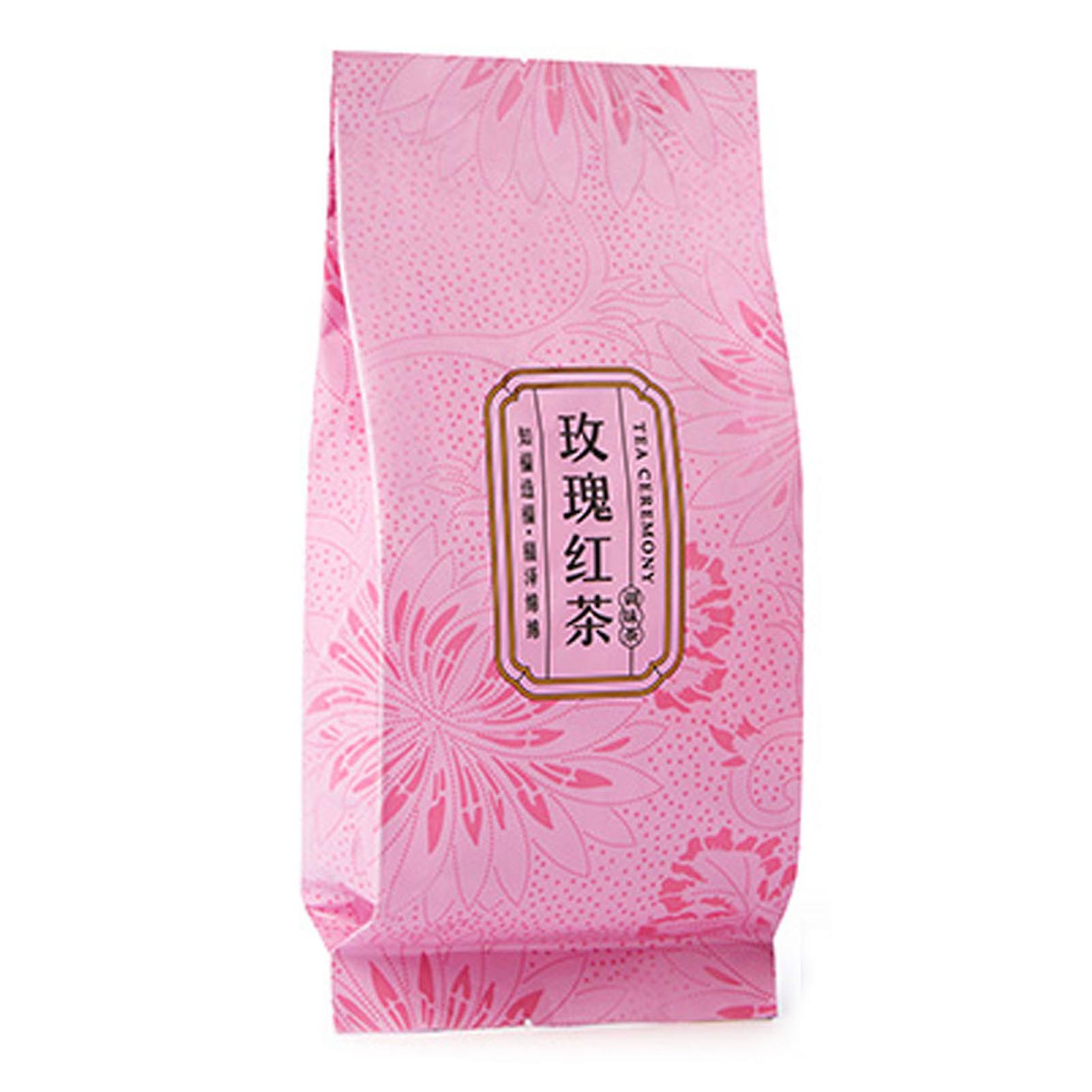 Rose Black Tea Bag Triangular Packaging Low Temperature Roasting Aromatic Fragrant Flower Flavored Tea 