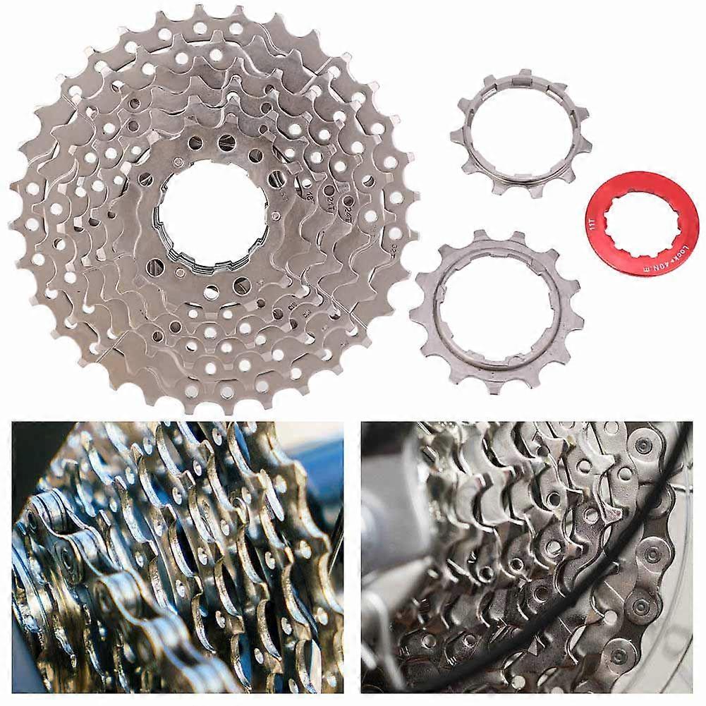 Mountain Bike Road Bike Freewheel Cassette Sprocket 8 Speed 11-32T Bicycle Replacement Accessory