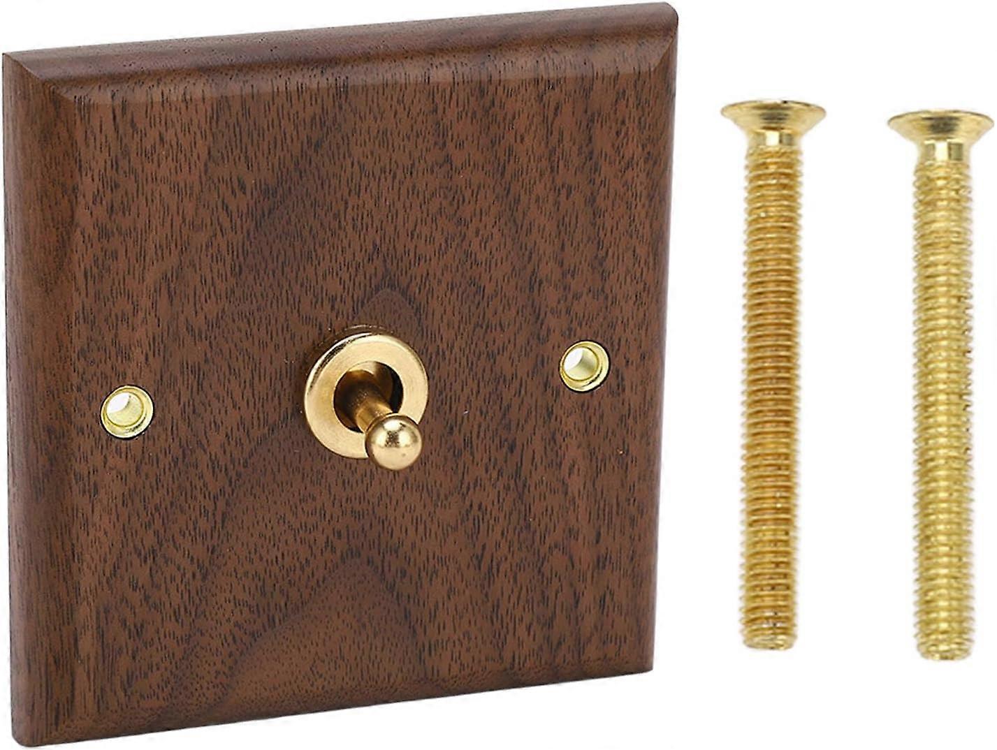 250V Wall Panel Switch Plate, Socket Covers, Wooden Handmade Rocker ...