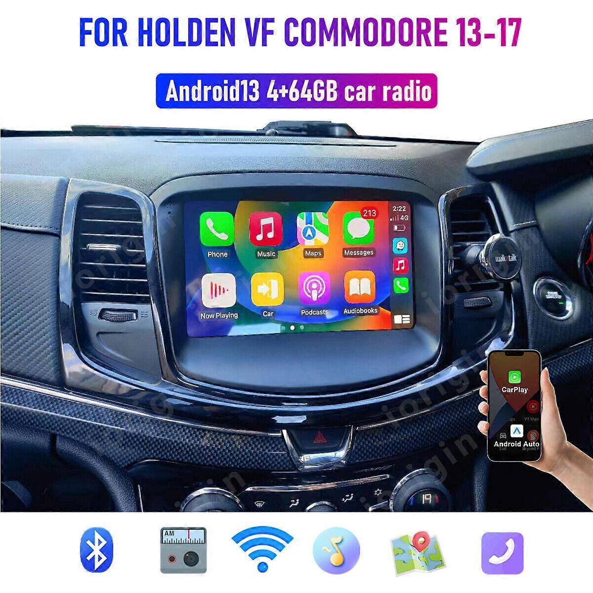 Wireless APPLE CARPLAY ANDROID AUTO FOR HOLDEN VF COMMODORE 13~17 GPS BT RADIO No.52177