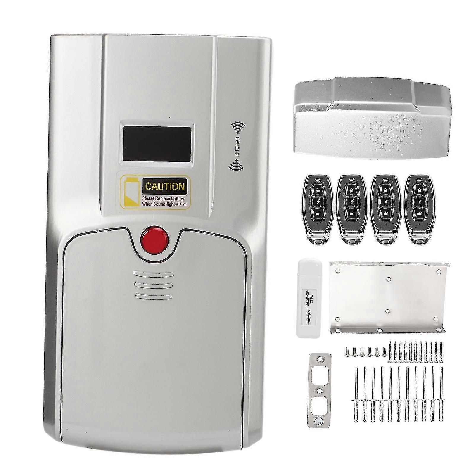 Smart door lock keyless concealed electronic door lock intelligent remote control security lock for home