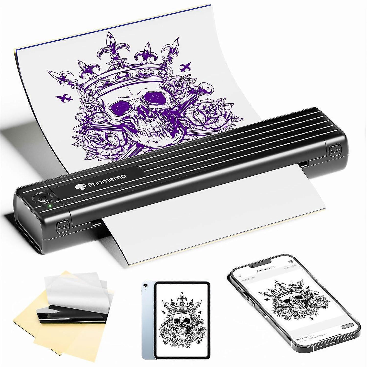Phomemo TP83-BK Wireless Tattoo Stencil Printer