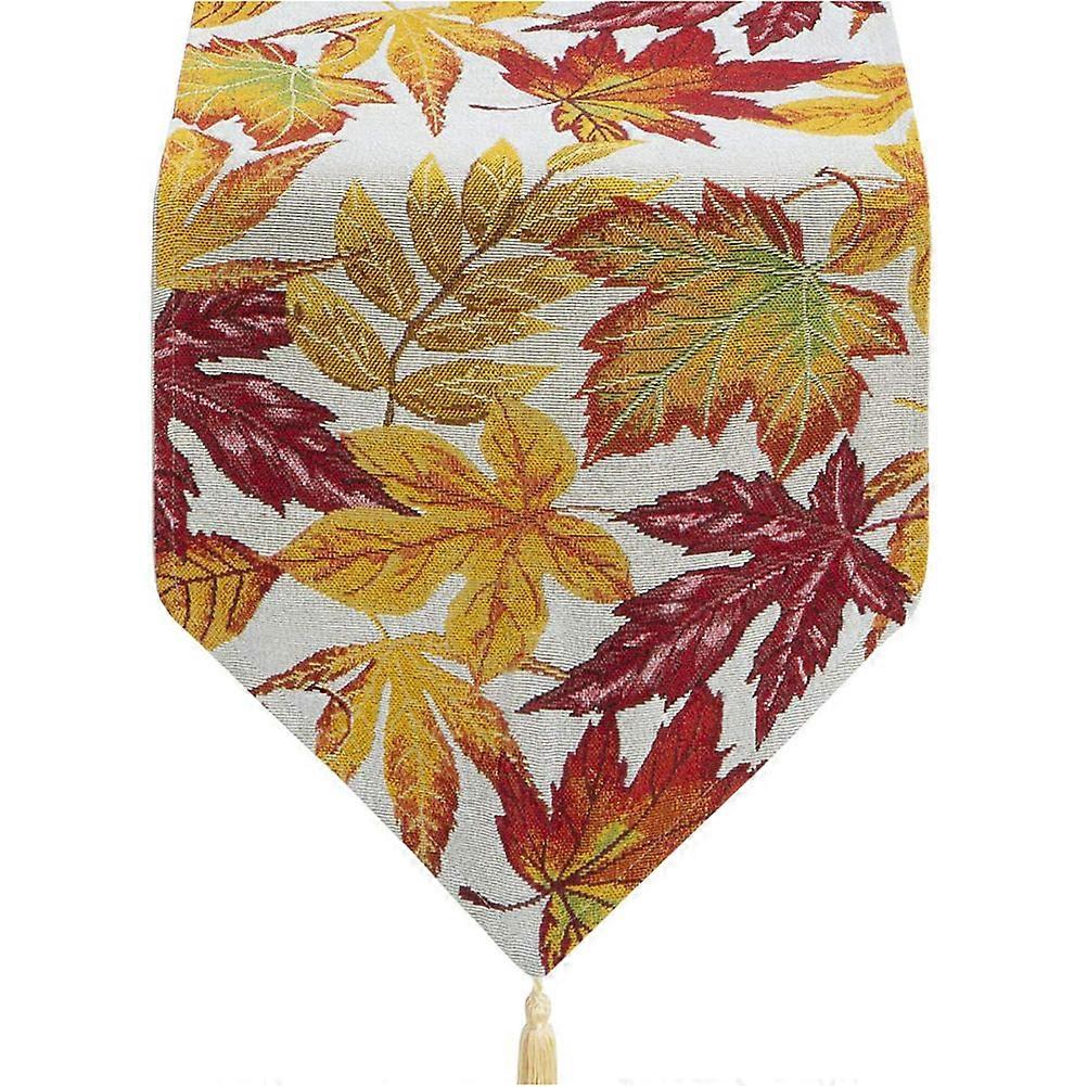 Fall Table Runner Holiday Table Runners for Dining Room Harvest Maple Leaf Table Runner for Fall Autumn and Thanksgiving Decorations