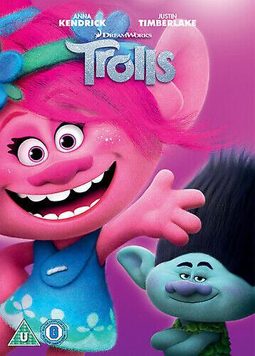 Trolls DVD (2018) Mike Mitchell cert U - Regio 2