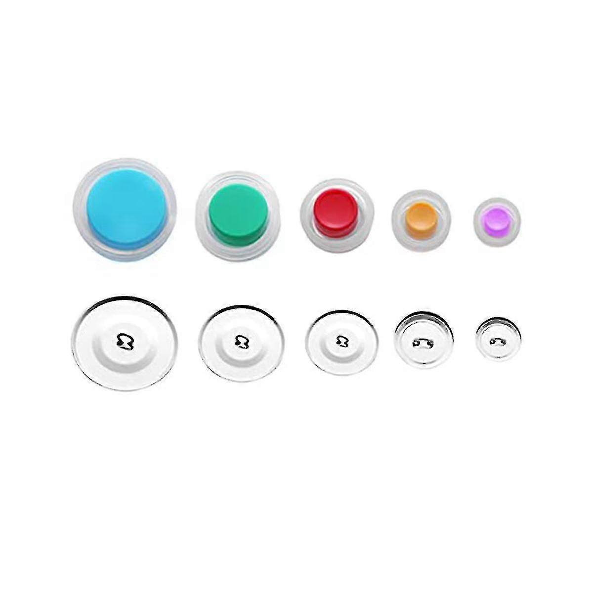Cover Button Kit With 5 Different Size Buttons & Tools, Diy Fabric Button With Maker, 100 Button Se