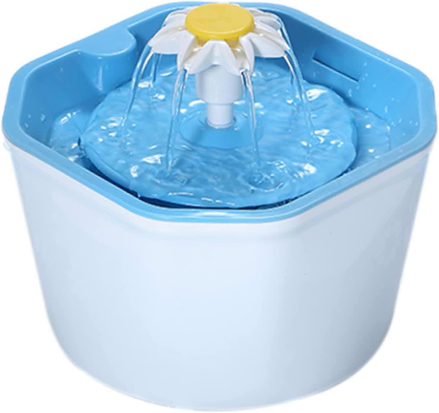 Cat Water Fountain, Ultra Quiet, 1.6L Large Capacity, Automatic Cat Water Dispenser, with Activated Carbon Filter and Chopper Pump