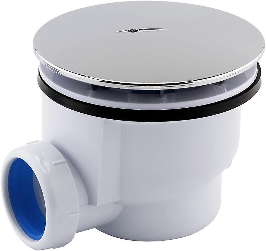 Krom Dusch Badrumsbricka Avlopp Avfallsfälla 90mm Diameter