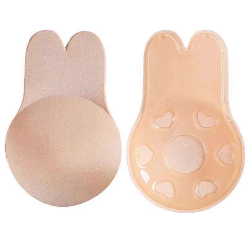 Breathable Rabbit Chest Lifting Stickers Lifting Silicone Nipple Stickers for Women