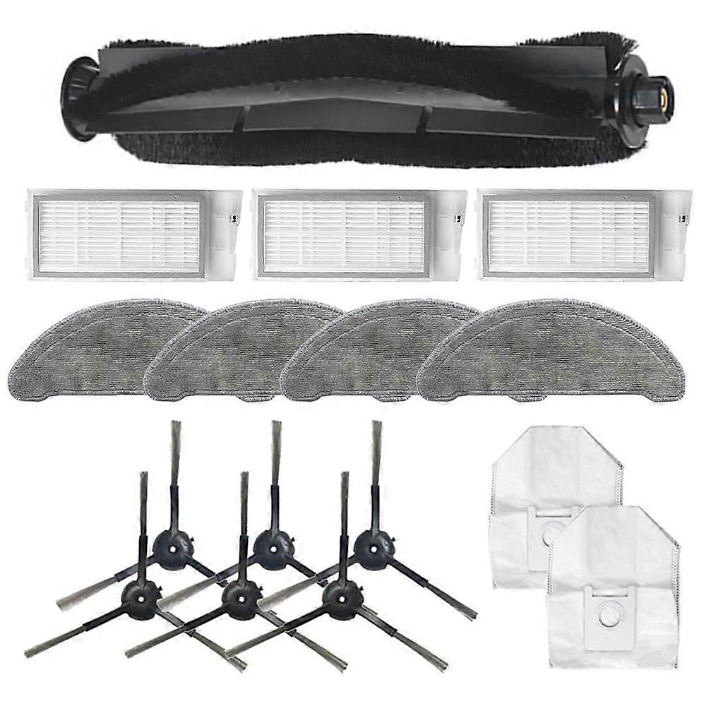Mops Cloths Dust Bag Rolling Main Brush Side Brush HEPA Filter for Roidmi EVE Plus Robot Vacuum Cleaner Accessories
