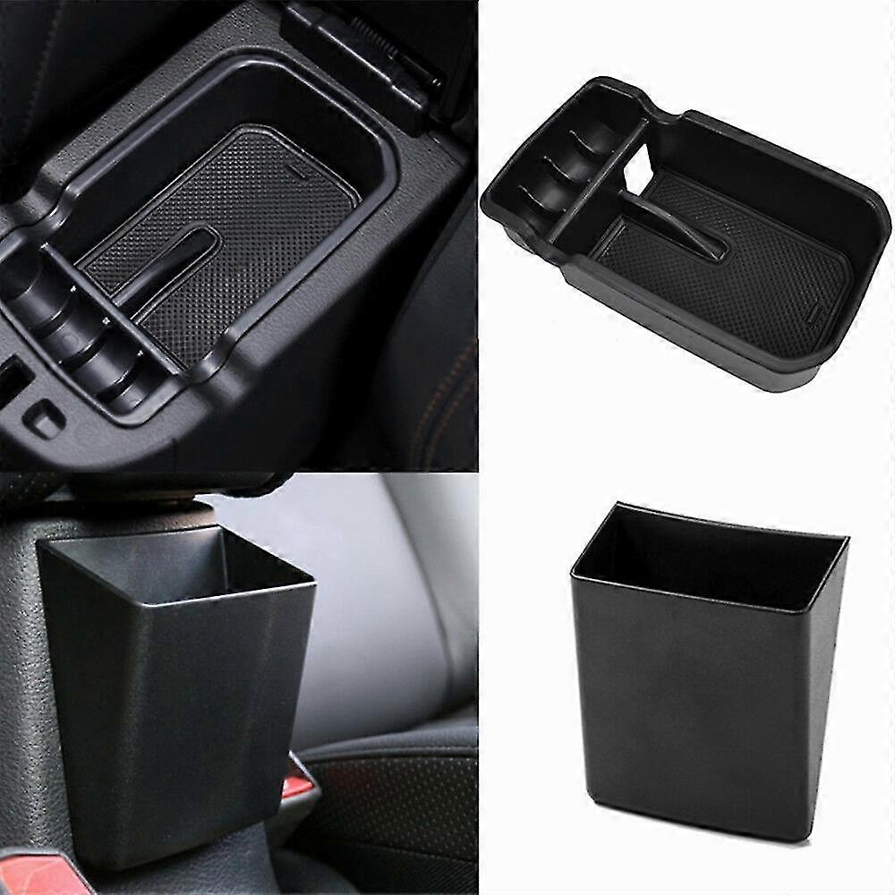 black center console armrest storage box for jeep compass 2017-2020