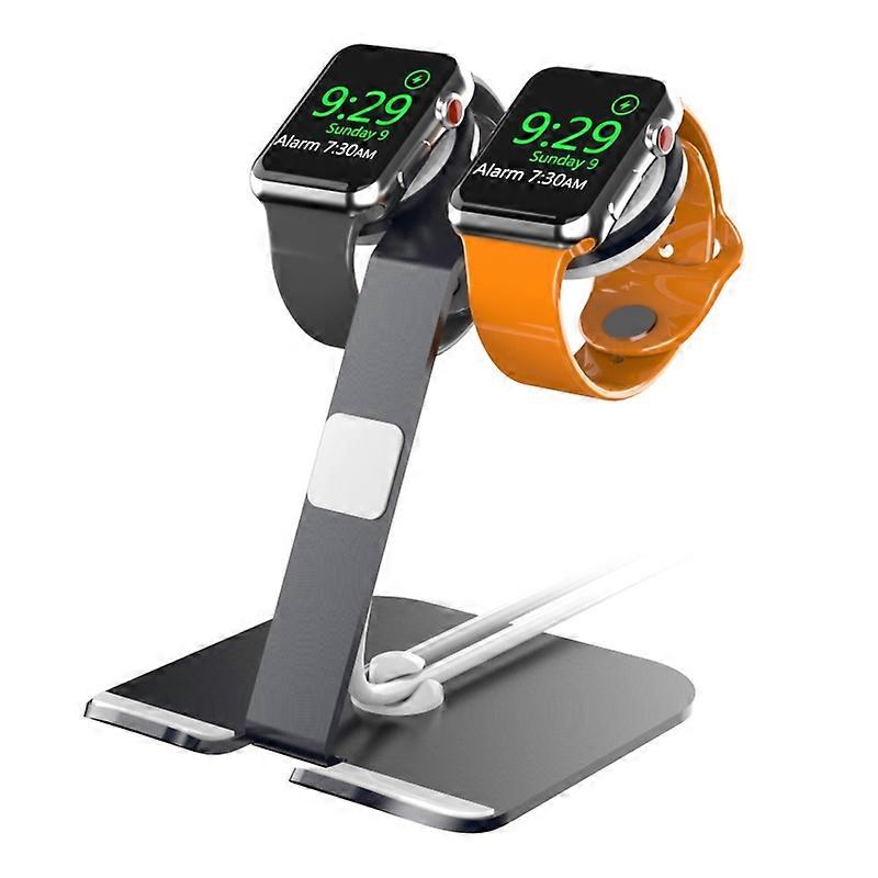 Power Charger Holder Stand Base Charging Stand Compatible with -Apple-Watch 12345SE Dual Smartwatch Dock Bracket