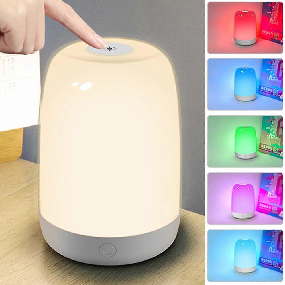 Wake Up Light Alarm Clock Sunrise Function 5 Natural Sound LED Night Light