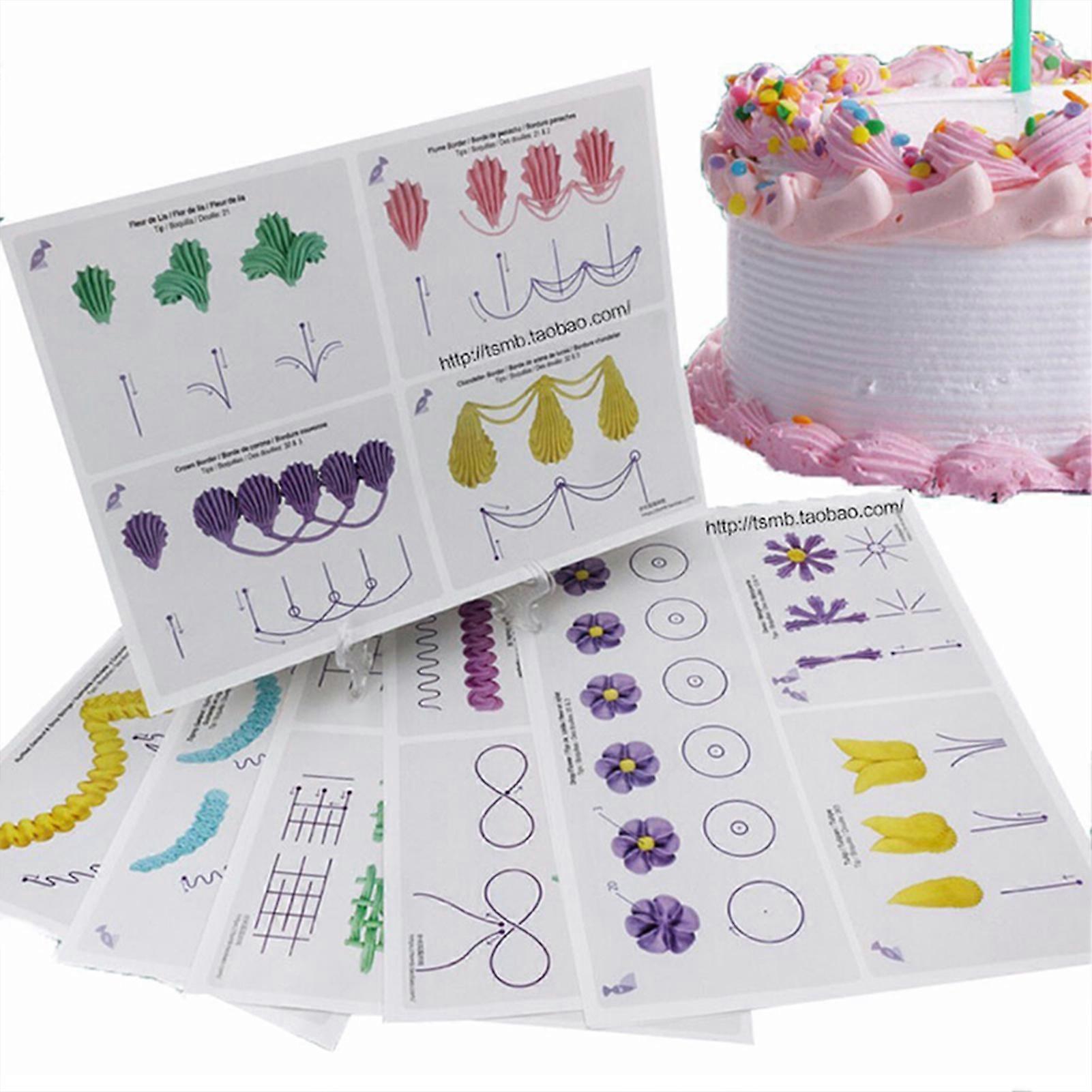Cake Decorating Piping Techniques Training Kit DIY Cake Cream