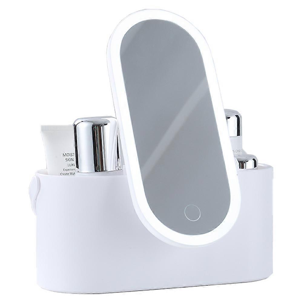 Portable Makeup Storage Organizer with LED