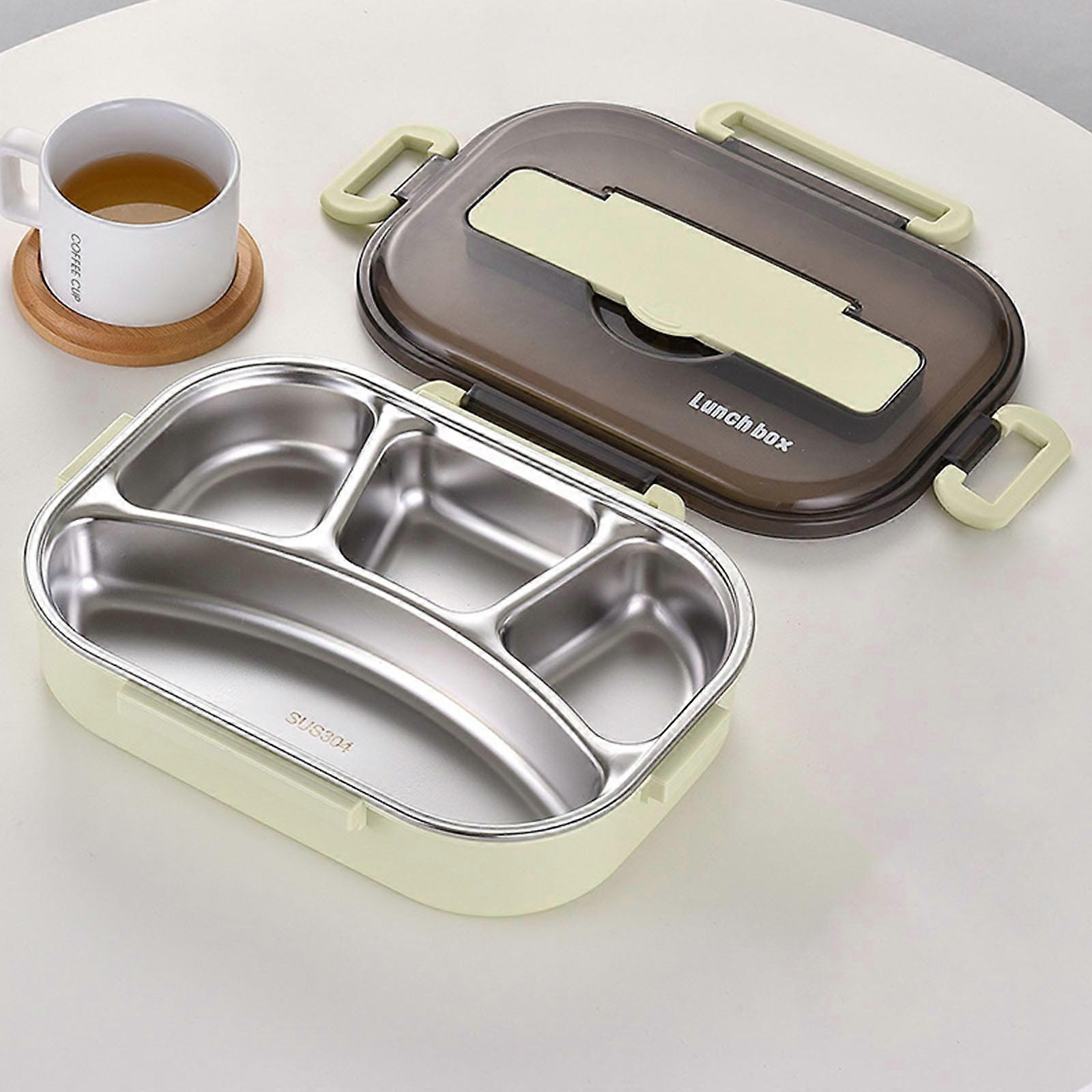 Thermal Insulation Bento 4 Cells Lunch Box Tableware Set Portable Lunch Box Student Lunch Box