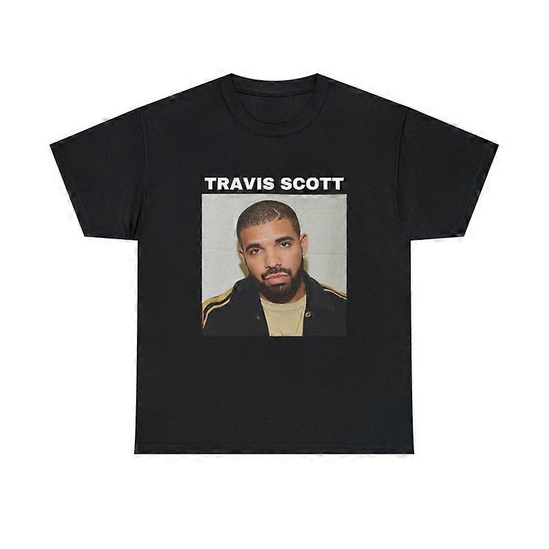Travis Scott Drake Komik Meme Tee-AQP275