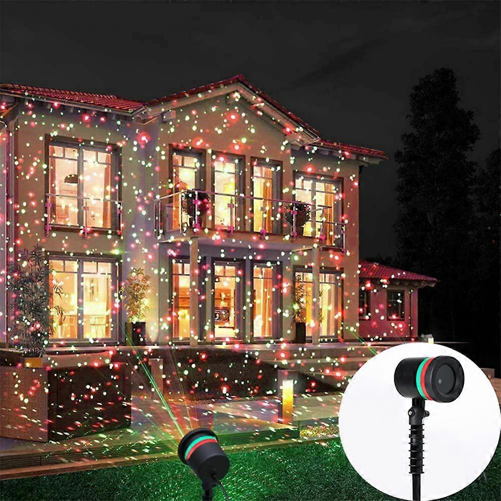 Kerst Outdoor Sky Star Projector Licht Waterdichte Outdoor Tuin Douche Landschap Spotlight Voor Park Gazon Decor Vakantie Sfeer Lampen Draagbare Projector