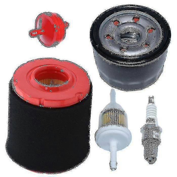 Filtre à air Filtre à carburant à huile compatible avec Mtd 737-05066 547cc Ohv Cub Cad Xt1-lt42 Xt1-lt46