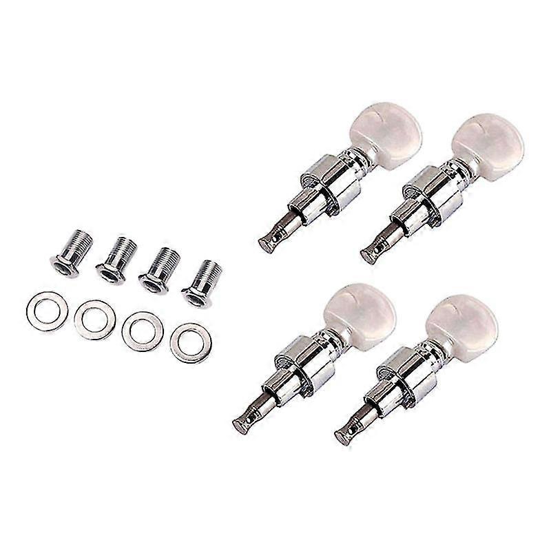 4pcs Banjo Tuning Peg Head Banjo Machine Head Tuner Standard Banjo Tuner Knobs