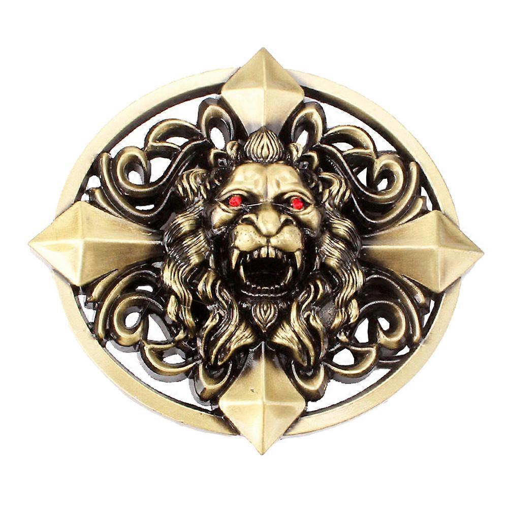3d Skull Lion Head Heavy Belt Buckle