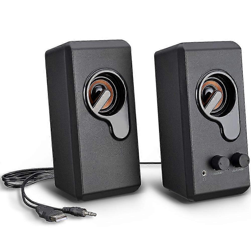 Computer Pc Speaker Stereo Sound Usb Powered Multimedia Speaker