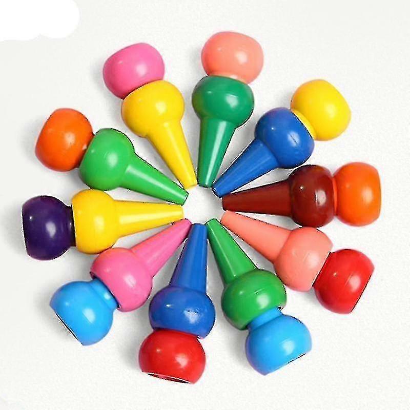 Child Safety Crayons Kindergarten Drawing Brushes