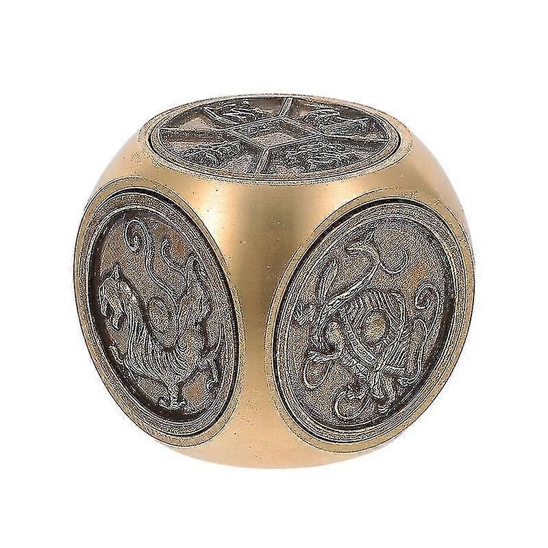 1pcs Six Sides Brass Desktop Decor