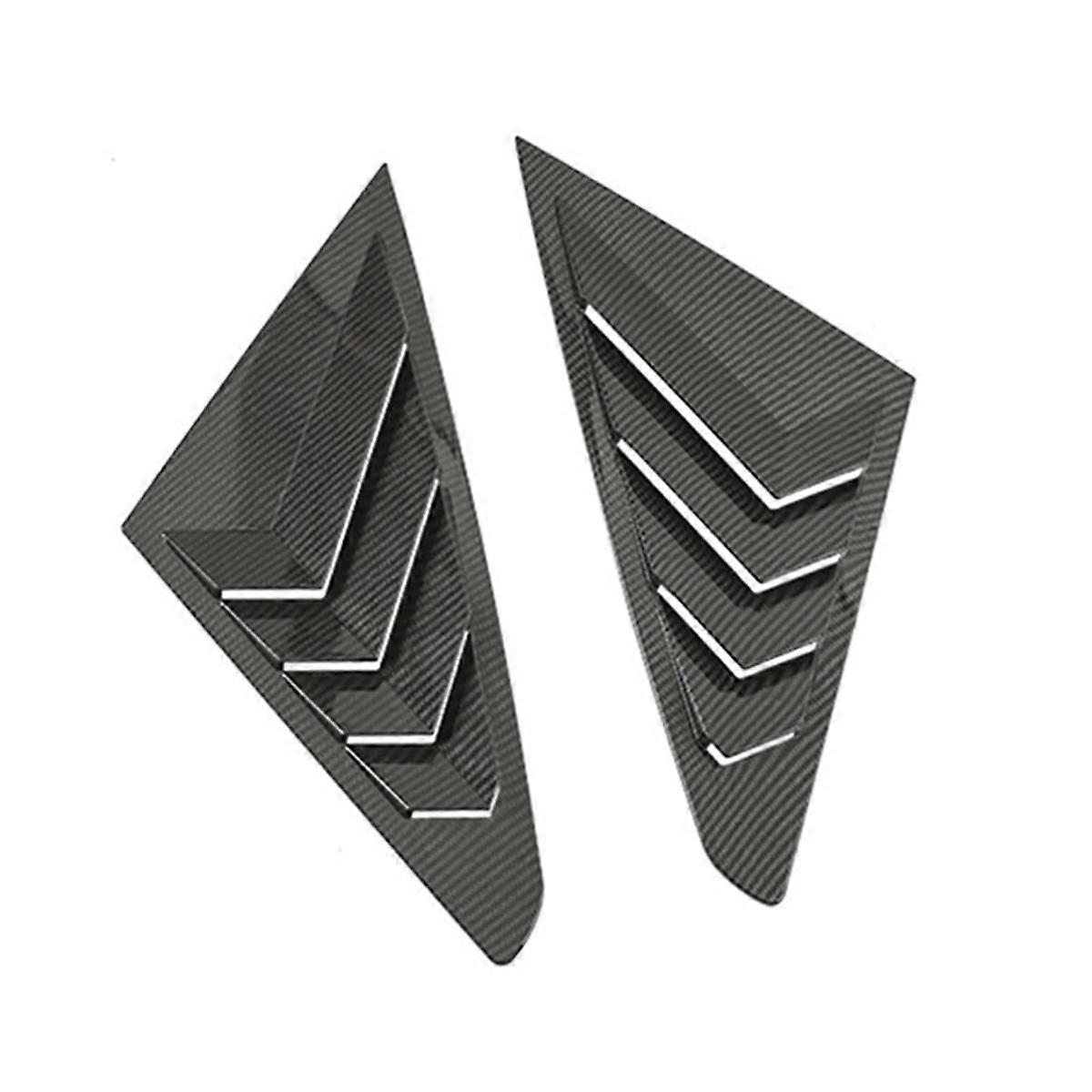 Rear Side Window Louvers, Scoop Louvers Cover Blinds for MG 5 MG5 2021 Car Exterior Accessories, Br