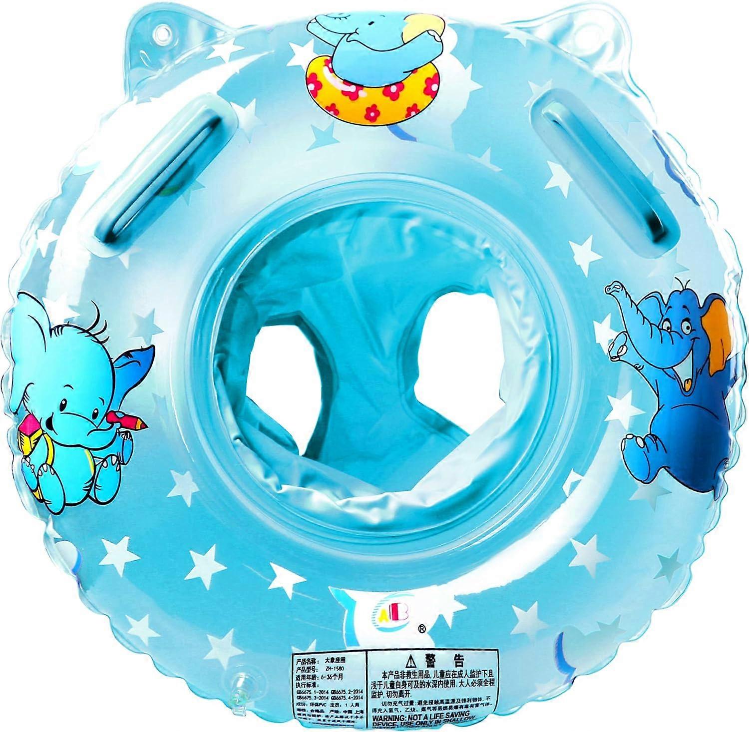 Handle Swimming Ring Swimming Ring - Elephant Bluecourtyard garden