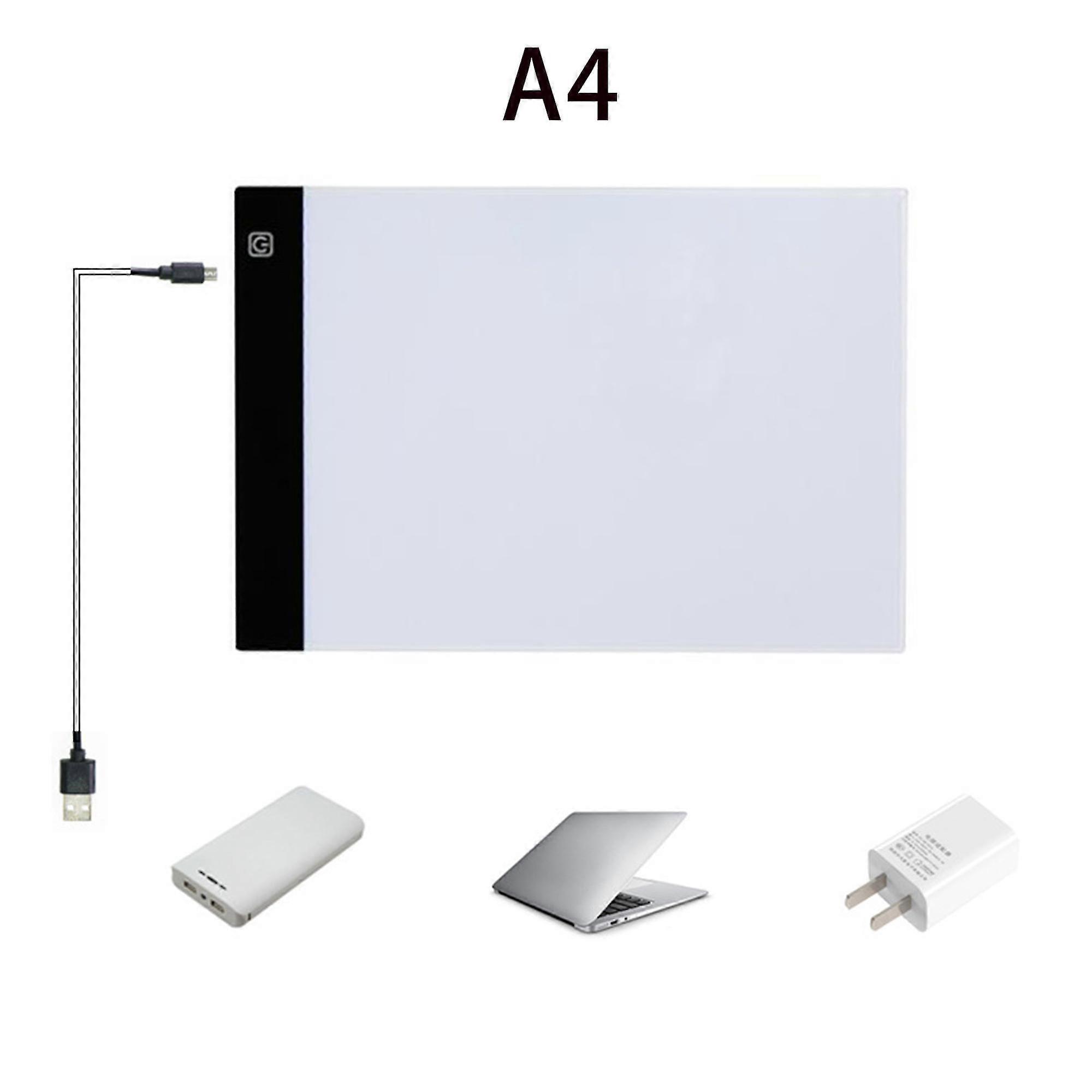 A4 LED Light Box: Tracing Light Pad for Artists & Stenciling