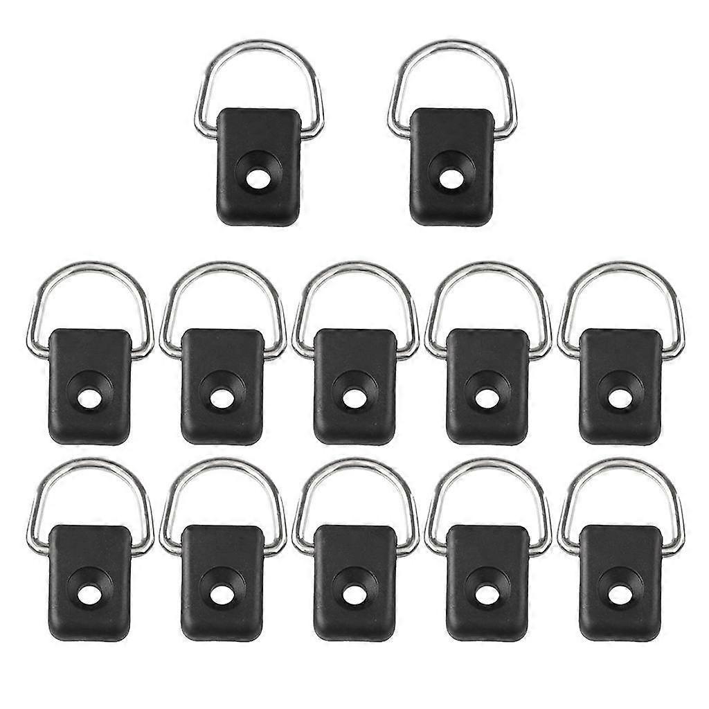 Anéis D para Caiaque para Acessórios de Canoa e Caiaque 12Pcs