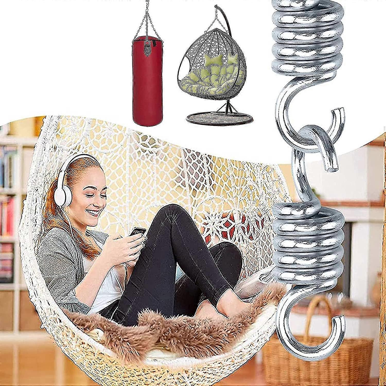 2 Pieces Spring Hammock Spring, Hanging Chair Spring Hammock, Rocking ...
