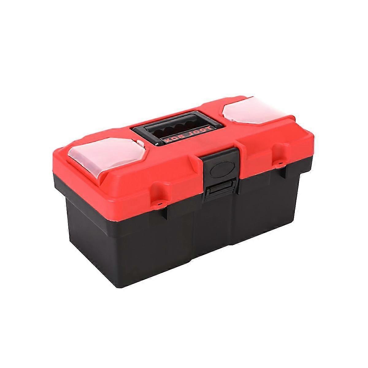 Tool Box Portable 14 Inch With Removable Duty Toolbox With Metal Latch, Rated Up To 33 , Pp Plastic