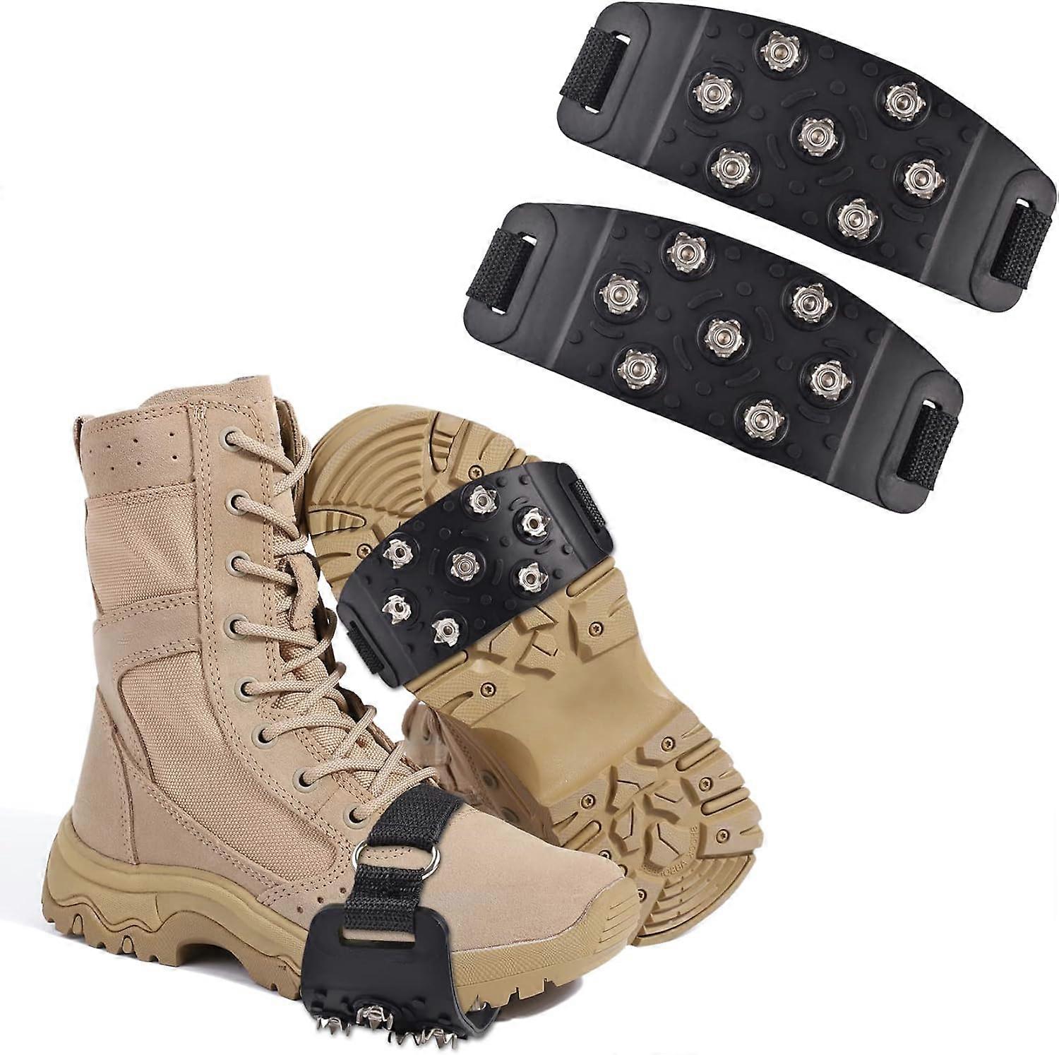 Traction Ice Cleats Grippers - Anti-skli grep for fotturer, klatring og mer
