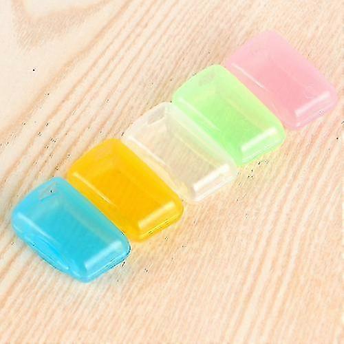 100pcs Toothbrush Cap Covers Toothbrush Head Protector Case For Travel Home