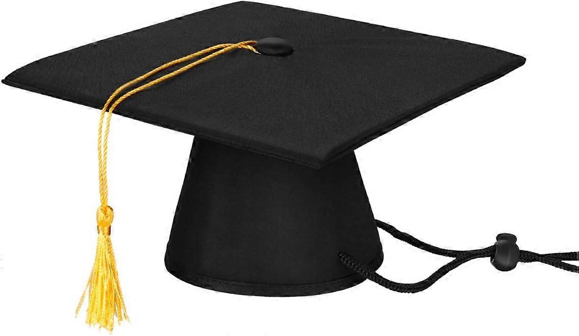 قبعة تخرج قبعات التخرج الصغيرة مع زي شرابة صفراء للكلاب القطط عطلة زي التبعي