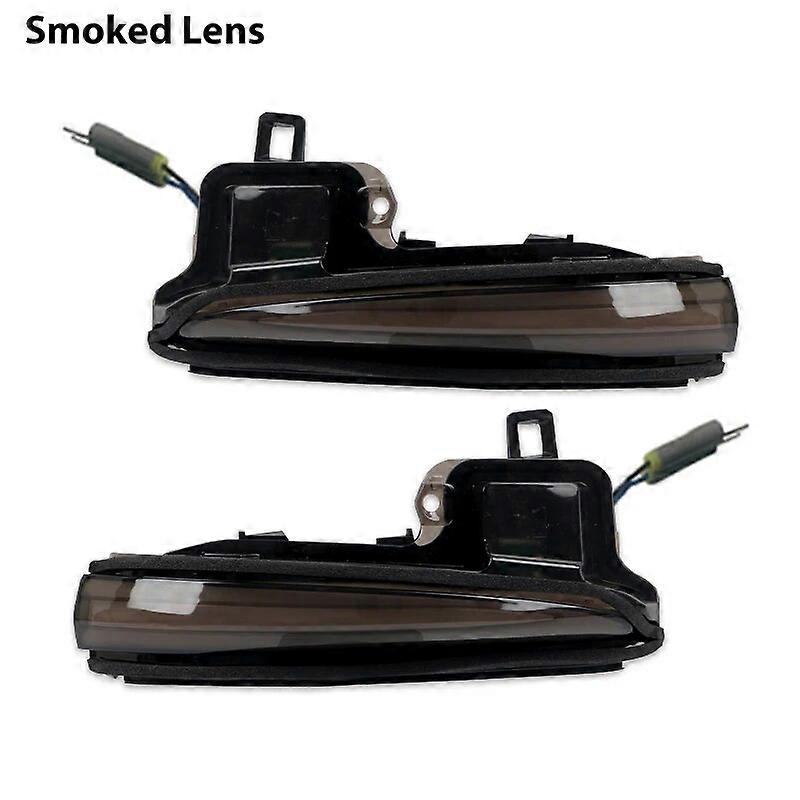 Axial Series Mirror Mounted LED Sequential Turn Signals; Smoked