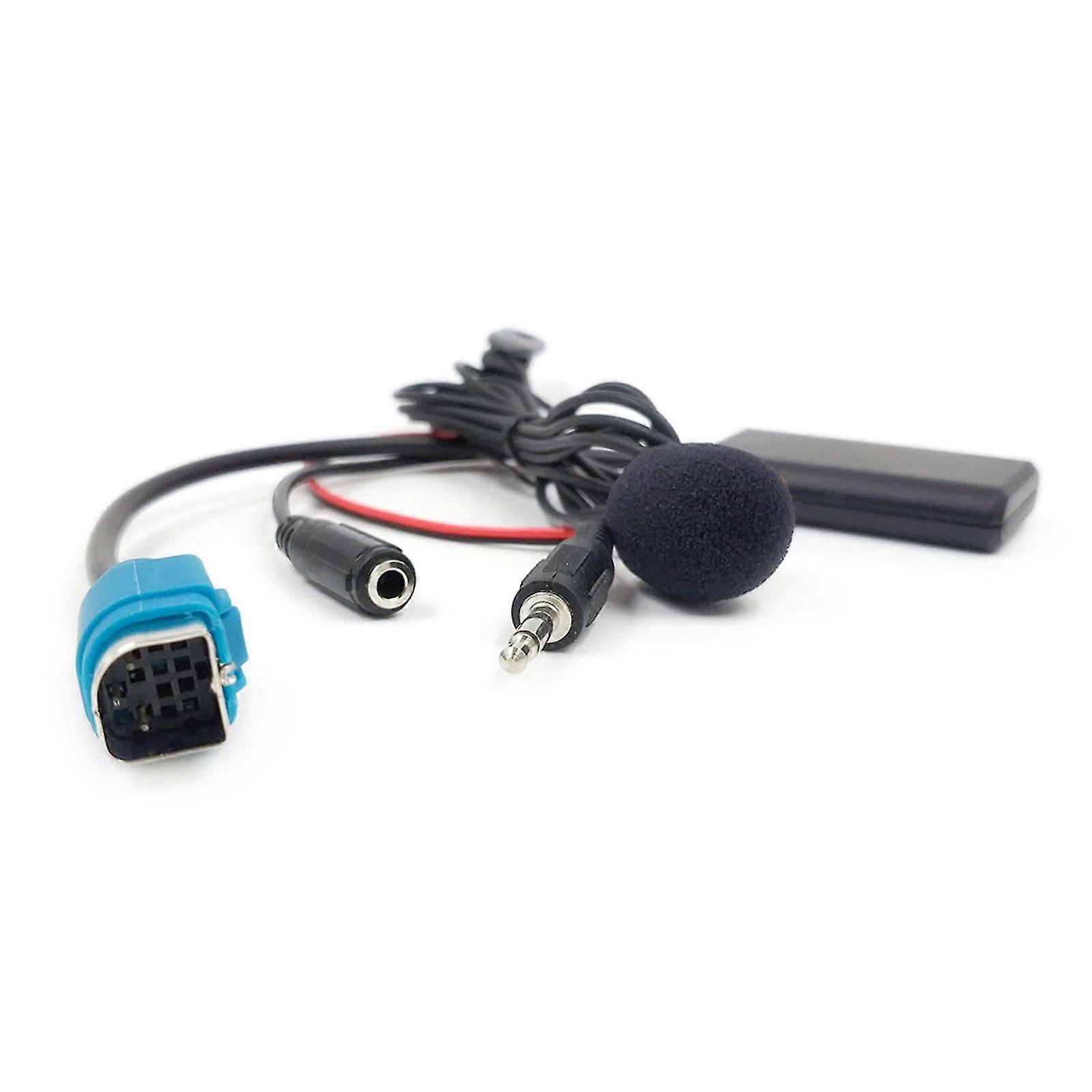 Coche 3.5mm Aux Adapter Upport Bluetooth-compatible para Alpine Kce-237b