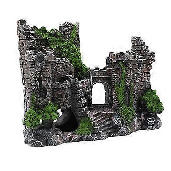 Fish Tanks Castle Shelter Fish Shrimps Hideouts Huis voor zoet water zout water