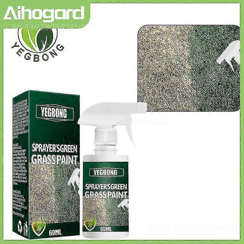 Green Grass Paint Spray - Long Lasting Turf Enhancer for Patchy Dormant Yellowing Grasses