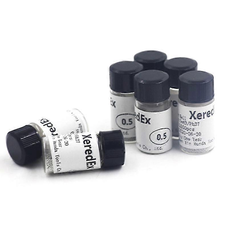 7 Bottles Of 12.5k 0.250.30.350.40.45 0.50.6mm Soldering Ball Lead Solder Ball Set For Bga Re