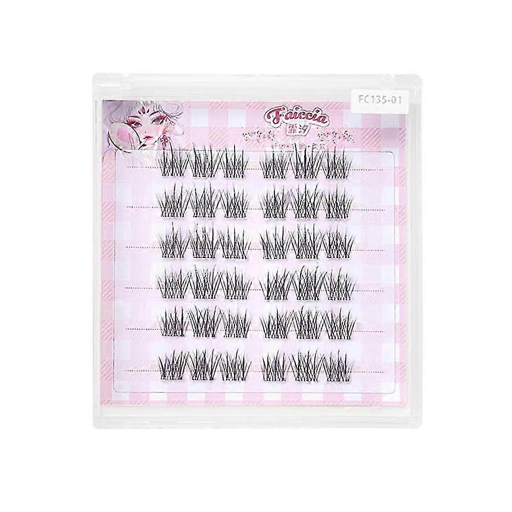 Stem-free Fashion False Eyelashes Natural Simulation Fairy Mermaid Eyelashes Extension Diy Makeup Individual Segmented Eye