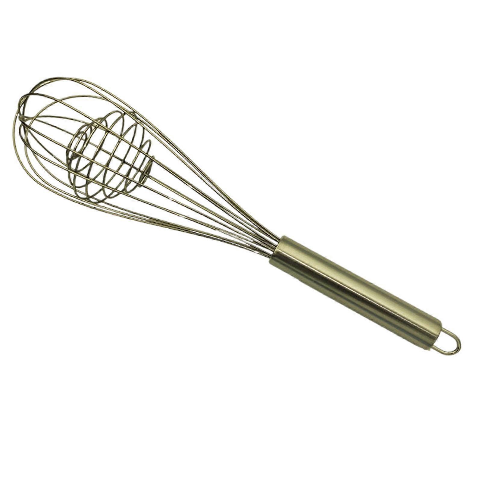 Egg Whisk Cream Milk Stainless Steel Wire Whisk for Baking Blending Frothing