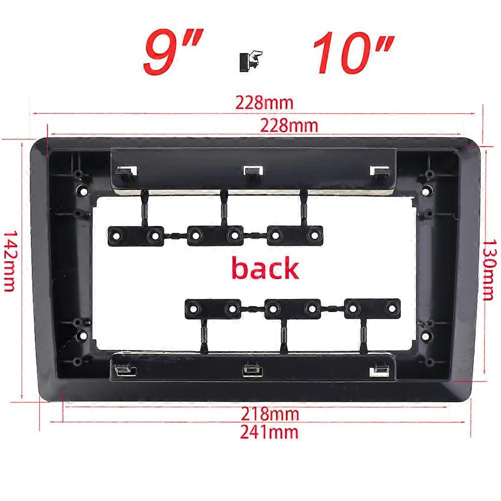 9'' 10''  to 7'' Car Radio Frame For Universal 2 Din Android Player Frame 7'' Transform Framework 10'' to 9'' Panel Conversions