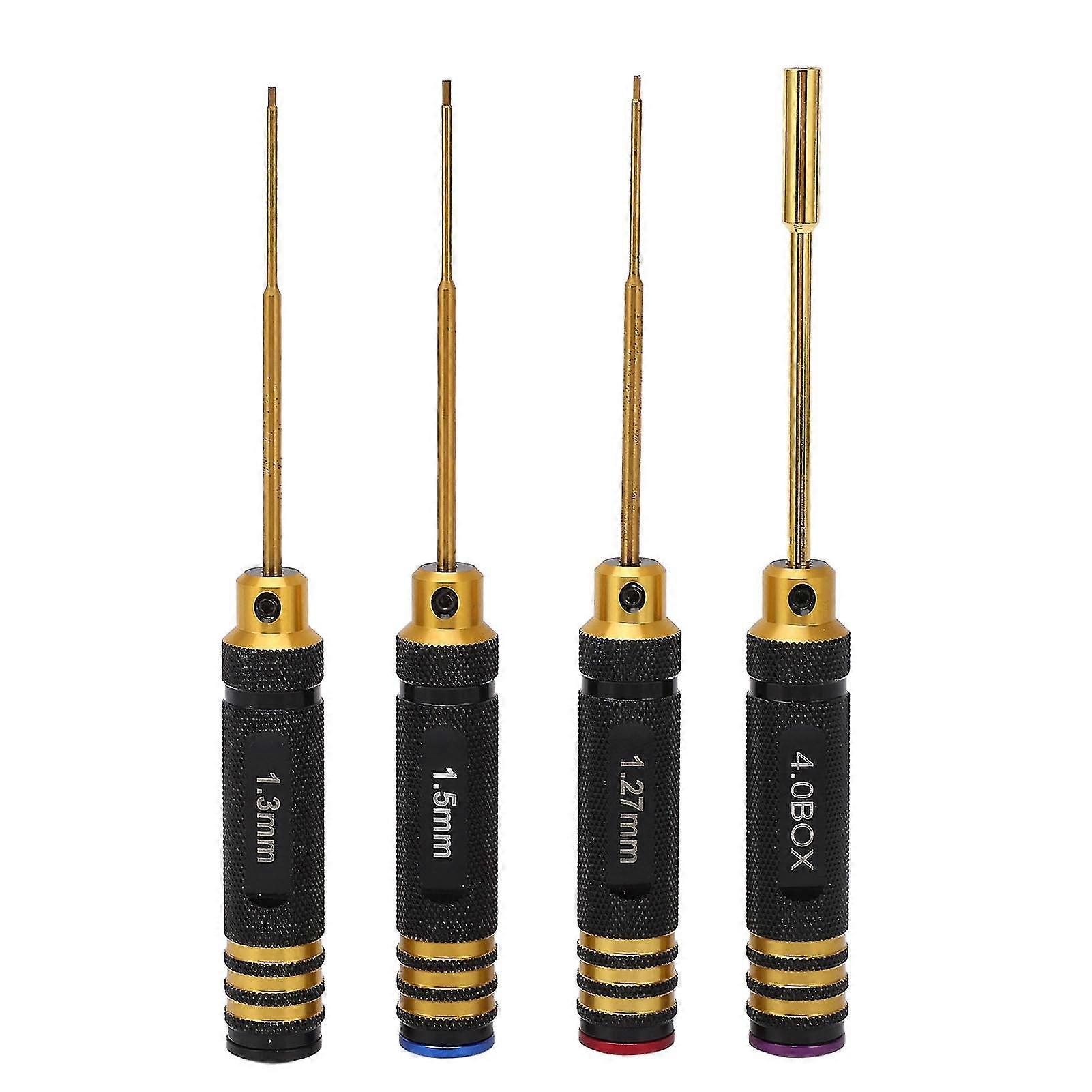 4Pcs RC Screwdriver Socket Hex Repair Maintenance Tool Set Kit for Toy Model